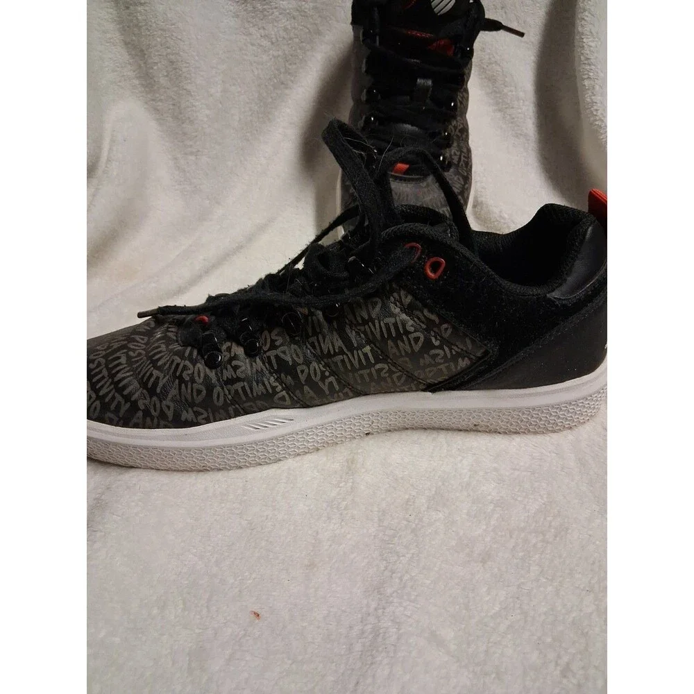 K Swiss x Gary Vee 004 Low Black White Positivity/Optimism Shoes Men's Size 9.5